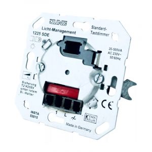 JUNG Standard Tastdimmer Phasenanschnitt 20 - 500 W/VA 1225 SDE
