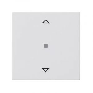 GIRA System 55 Aufsatz Jalousiesteuerung reinweiß 232803