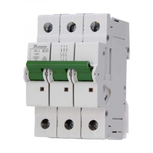 KOPP Leitungsschutzschalter MCB 3-polig 20A 3B20 7220.3100.9