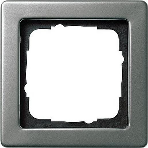 GIRA Abdeckrahmen einfach Edelstahl System 55 021121