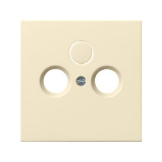 GIRA Flächenschalter-Abdeckung für Antennensteckdose cremeweiß 0869111