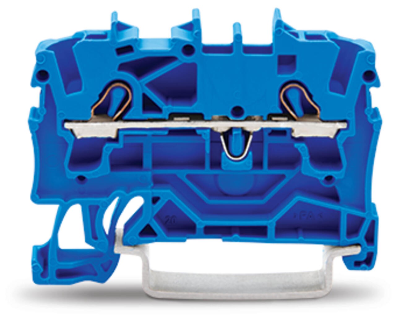 WAGO Topjob 2-Leiter Durchgangsklemme 2L-DG-KL 2,5 QMM blau 2002-1204