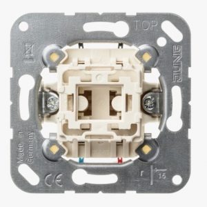 JUNG Taster 1-pol. Wechslerkontakt mit N-Klemme 10A 250V~ 533U