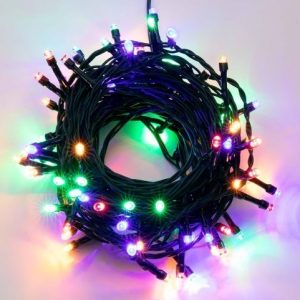 HELLUM Lichterkette 40 LED`s 3,9m multicolor IP44 577327