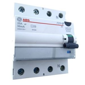 GE/AEG FI-Schutzschalter 4pol. 25A 30mA 604206
