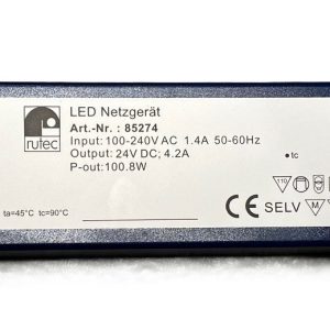 RUTEC LED-Netzgerät 24V 100,8W IP20 85274