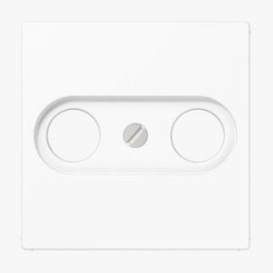 JUNG Abdeckung für Antennensteckdose alpinweiss A561PLTVWW