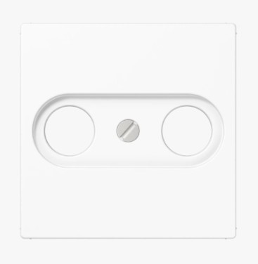 JUNG Abdeckung für Antennensteckdose alpinweiss A561PLTVWW