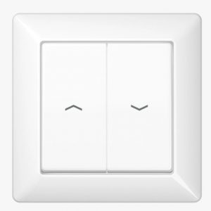 JUNG Wippe mit Rahmen mit Pfeilsymbolen AS590-5PWW