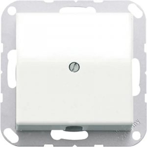 JUNG Leitungsauslass mit Zugentlastung Alpinweiss AS590AWW