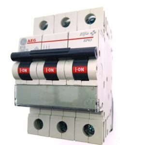 GE/AEG Elfa Leitungsschutzschalter EP63 B10 3-pol. 566582