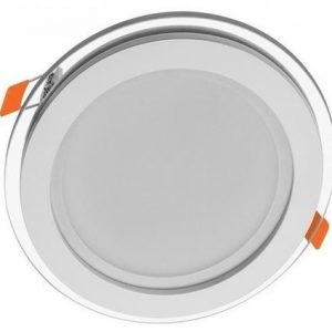 GTV Lighting Einbau Downlight 12W 3000k 700lm IP54 weiss rund LD-VEW12W-CB