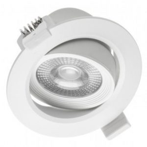 GTV Lighting Einbau Downlight VOLARE 5W 3000k 400lm weiss rund LD-VLROK0538-CB