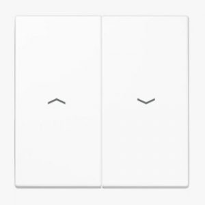 JUNG Wippe 2fach mit Pfeilsymbolen für Jalousieschalter LS995PWW