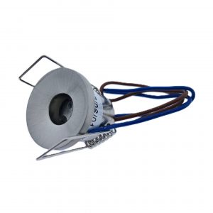 RUTEC Lichtpunkt Einbaustrahler für Stiftsockel Eisen gebürstet G4 R5599-5