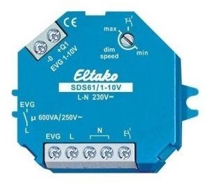 ELTAKO Steuerdimmschalter SDS61/1-10V für EVG´s