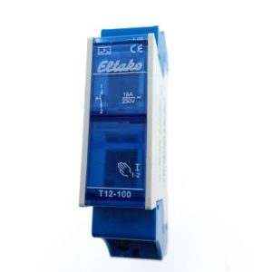 ELTAKO Stromstoßtaster für Hutschiene 16A 230V T12-100 REG