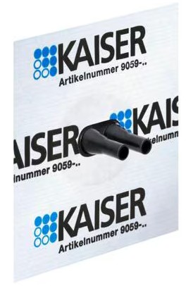 KAISER Luftdichtungsmanschetten für 2 Leitungen 9059-47