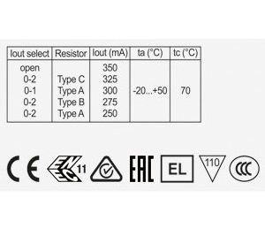 TRIDONIC LC 71W 250-350mA flexC lp ADV 28002467 - 87500501