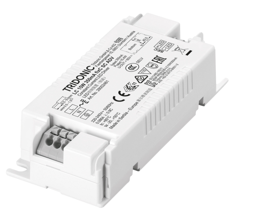 TRIDONIC LC 15W 350mA fixC SC ADV statisch 28002481 87500448