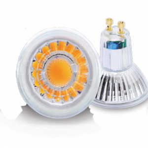 LED Spot Glas 5W 6000K 30° GU10 MR16 550lm dimmbar