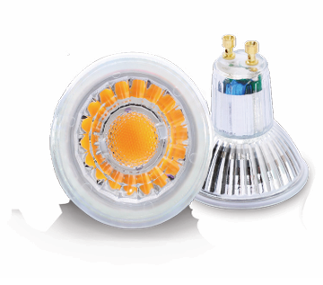 LED Spot Glas 3W 3000K 30° GU10 MR16 270Lm dimmbar