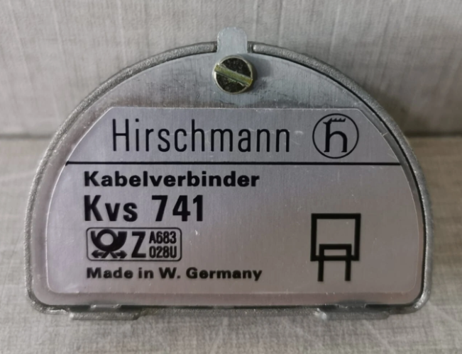 HIRSCHMANN Kabelverbinder KVS 741 Art.-Nr.947223002