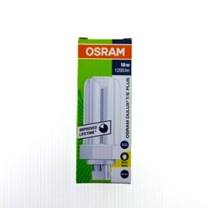 Kompaktleuchtstofflampe DT/E 18W/830 – 1.200 lm – GX24q-2 – Warmweiß – 342245