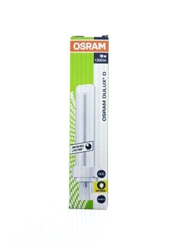 Osram DULUX 18W/827 Kompaktleuchtstofflampe – 1.200 lm – 2700K – G24d-2 – 2-PIN – 011462